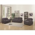 thumbnail image 1 of Topline Home Furnishings 2pc Grey Sofa-Chair Set, 1 of 1