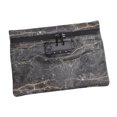 thumbnail image 4 of Smell Proof Bag, Delicate PU Leather Odor Proof Pouch Password Lock  Sealing  For Travel ANGGREK Oro negro, 4 of 8