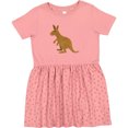 thumbnail image 3 of Inktastic Kangaroo Cute Girls Toddler Dress, 3 of 5