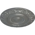 thumbnail image 3 of Ekena Millwork 20 7/8"OD x 1 1/4"P Biddix Ceiling Medallion (Fits Canopies up to 7 1/2"), Hand-Painted Silver, 3 of 7