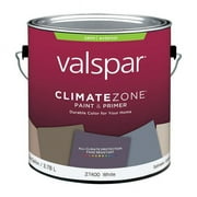 Valspar 1938901 1 gal Climate Zone One Exterior Paint Primer, Satin White - Pack of 4