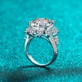 thumbnail image 5 of 10ct Moissanite Wedding Bands D Color VVS1 Clarity Sterling Silver Diamond Rings for Women Yellow/Green/Pink Moissanite Engagement Rings with Certificate, 5 of 9