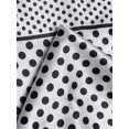 thumbnail image 5 of INSPIRE CHIC Women's Square Kerchief Floral Leopard Polka Dots Striped Print Neck Scarf Shawl White Dots 19.68 x 19.68'', 5 of 7