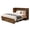 Barnwood, variant on Amerlife Murphy Full Siza Bed with Storage and Charging Station, Distressed White & Barnwood