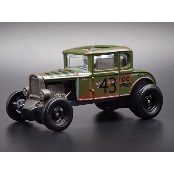 Open Box 1931 31 FORD MODEL A CUSTOM GRN 1:64 SCALE COLLECTIBLE DIORAMA DIECAST MODEL CAR