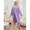 thumbnail image 6 of Plus Size Pajamas Set for Women Soft Nightwear Cute Sleepwear Women's Lounge Sets, 6 of 8