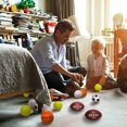 thumbnail image 3 of EeaseCA 8 Pcs Balles de Rugby en PU Mini Balles de Sport Jouet Jeux et Prix pour Enfants, 3 of 7