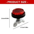 thumbnail image 3 of Reflective Motorcycle License Frame Bolts Weather Resistant Plastic Metal Hardware 4/8Pcs Pack Red Reflector, 3 of 8