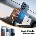 thumbnail image 3 of ANTSHARE for Samsung Galaxy S24 FE Case with 360°Rotatable Magnetic Stand & 9H ScreenProtector-Blue, 3 of 7