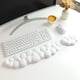 thumbnail image 2 of Reposamuñecas con teclado en forma de nube con soporte/cojín de espuma viscoelástica de cuero suave para escribir con facilidad y aliviar el dolor de descanso para la oficina, 2 of 5