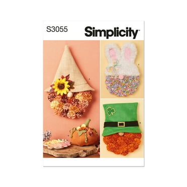 Simplicity Sewing Pattern 3055 - Seasonal Crafts, Size: OS (One Size)