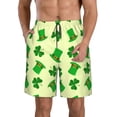 thumbnail image 1 of Balery St. Patrick's Day Traje de Baño Estilo Hawaiano para Hombre, Shorts de Secado Rápido con Bolsillos-XX-Large, 1 of 6