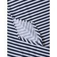 thumbnail image 5 of Hat and Beyond Men's Lightweight Stripe Pattern Short Sleeve Tee Shirt, 5 of 6