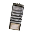 thumbnail image 4 of Organizador de archivos de pared expandible, almacenamiento multicapa, plegable, portátil, ahorra espacio, carpeta de archivos de 6 bolsillos para negro, 4 of 8