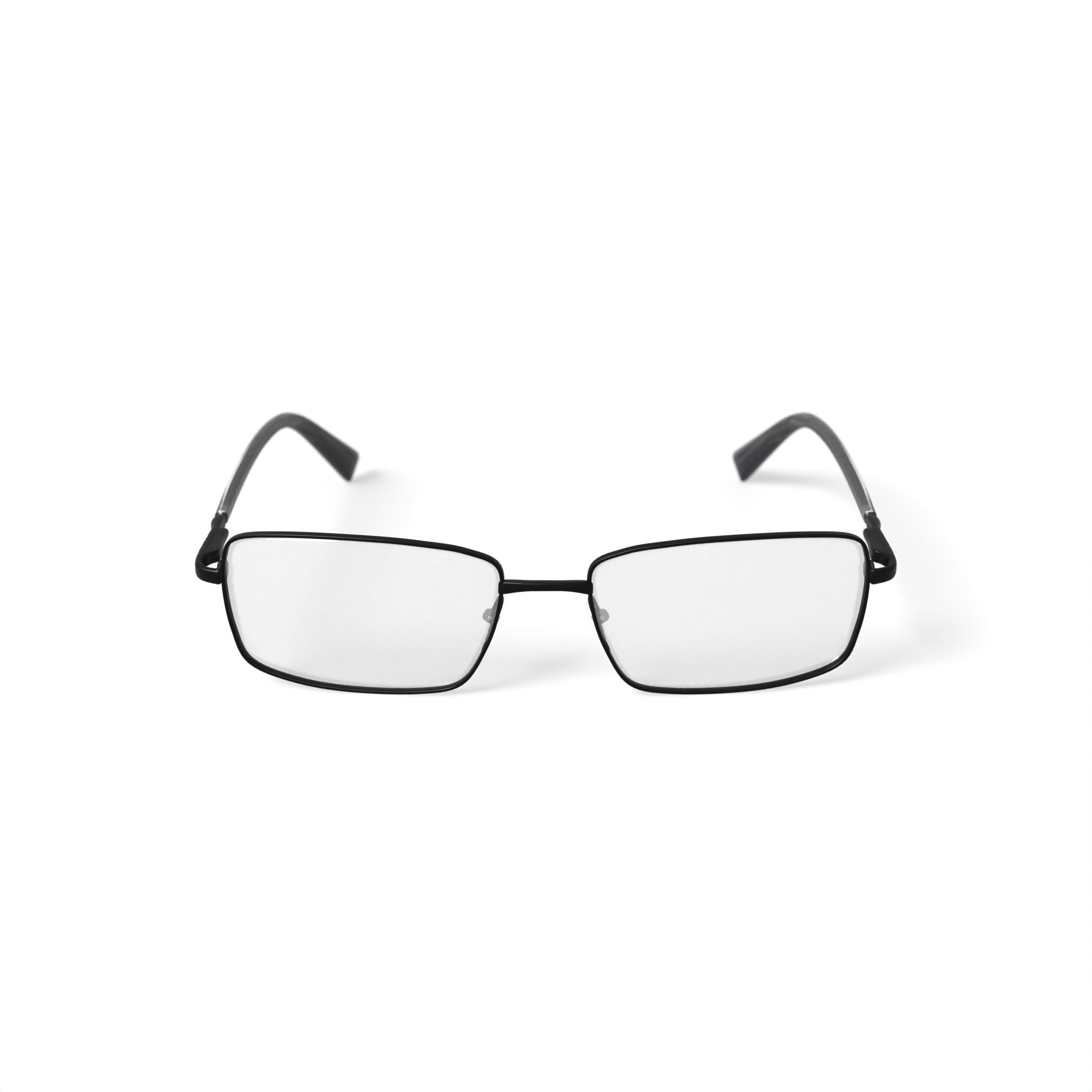 Walmart Men's Eyeglasses, MK09862, Black, 55-18-140, with Case