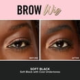 thumbnail image 4 of Too Faced Brow Wig Brush On Brow Gel - Soft Black, 4 of 5