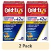(2 pack) Cold-EEZE Soft-Center Liquid Honey Lemon Zinc Lozenges, Cold Remedy, 25 Ct