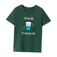 thumbnail image 3 of Camiseta para Mujer Fernando Ropa Deportiva de Verano Básica Cuello Redondo S, 3 of 7