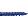Blue Concrete Anchor Screws 1/4" x 13/4" Carbon Steel Hardened