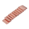 thumbnail image 3 of Almohadilla térmica de cobre para disipador de calor, 20 piezas, disipador de calor GPU para computadora de calor de cobre, cuña de disipador de calor de cobre adaptada para la perfección, 3 of 14