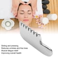 thumbnail image 4 of Terahertz Massage Comb, Promote Absorption Smoothing Surfaces Gua Sha Terahertz Comb Cold Hot Compress Sliding Fatigue Relief  for Legs for Health Care, 4 of 7