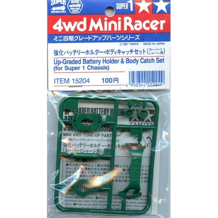 Tamiya 4WD Mini Racer Battery Holder Body Catch Set for Super 1 Chassis