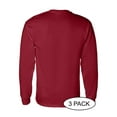 thumbnail image 3 of GILDAN G540 ADULT HEAVY COTTON 5.3 OZ. LONG-SLEEVE T-SHIRT, Garnet, L, Pack Of 3, Mens T-Shirts, 3 of 3