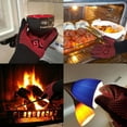 thumbnail image 5 of Heat-Resistant BBQ Grill Glove Non-slip Silicone Dotted One Glove for Baking Cooking Welding Either Hand Football Gloves Men Blue One Size, 5 of 6