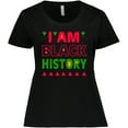 thumbnail image 3 of Inktastic I Am Black History Women's Plus Size T-Shirt, 3 of 5