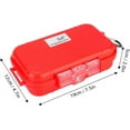 thumbnail image 2 of ABCISI Waterproof Storage Case, Outdoor Survival Waterproof Dry Box Case Shockproof Storage Case Airtight Carry Box Container for Outdoor Boating Camping(Red), 2 of 18