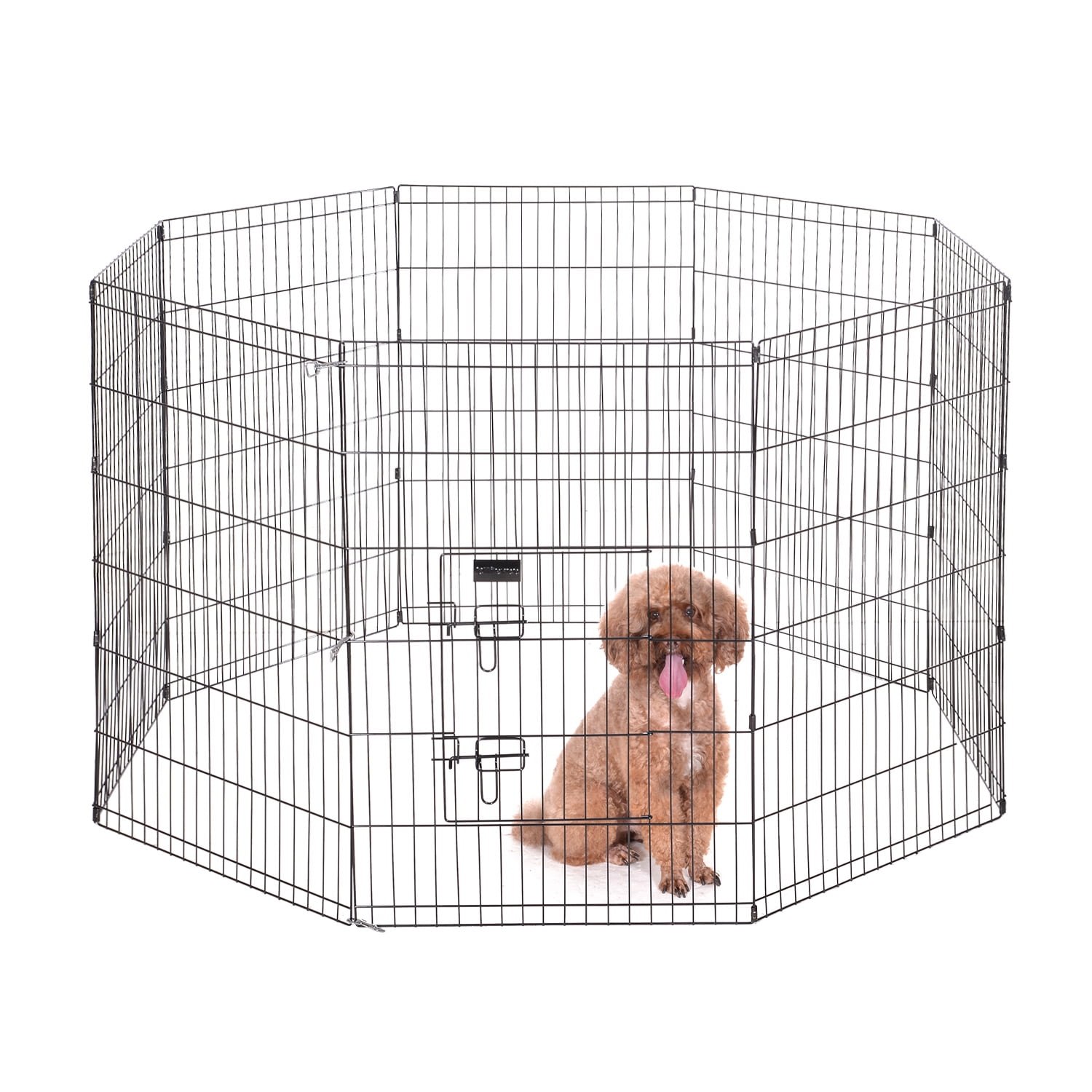 Ollieroo 24"X36" Dog Playpen Exercise Pen Fence Pet Outdoor Indoor Cage