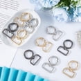 thumbnail image 3 of 1 Box 12Pcs Swivel Snap Clasp Swivel Clips with D Ring Alloy Colored 25.5mm Small Round Circle Spring O Rings Carabiner Hardware Slide Buckles Accessories for DIY Key Lanyard Purse Bag Strap, 3 of 9