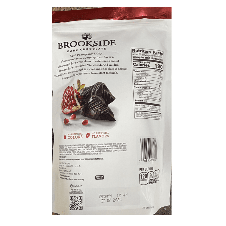Brookside Dark Chocolate Pomegranate Candy 32 Oz Bag - FREE SHIP