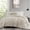 A-Beige, variant on 7 Pieces Charcoal Grey King Comforter Set ,Textured Design Grey Crinkle Bed in A BagBedding Set,for Men Women with Comforter Sheets Pillowcases Shams