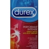 Durex Performax Intense Ribbed & Dotted with Delay Lubricant Premium Condom, 12 Count ((Pack of 2))