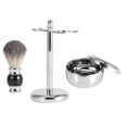 thumbnail image 2 of Trousse de Brosse à Raser, Outil de Rasage pour Hommes, Trousse Bol en Alliage pour Tasse Barbe Trousse de Rasage pour Hommes Brosse à Raser pour Hommes Support Cheveux, 2 of 8