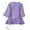 1-Purple, variant on Cotton Linen Blouse for Women 2025 Fashion Vintage Chinese Frog Button Shirt Solid Slanted Collar Short Sleeve Tops