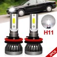 thumbnail image 1 of 2PC COB H11 H8 H9 LED Bulb Headlight Kit Low Beam Fog Light 6000K High Low White, 1 of 9