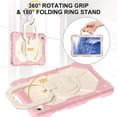 thumbnail image 2 of Dteck for Samsung Galaxy Tab A11 Case 8.7 Inch, 360 Rotating Stand Case with Shoulder Strap Pen Holder Case for Galaxy A11 Tablet 2025 (SM-X133/X135),Rosegold, 2 of 5