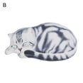 thumbnail image 1 of HEVIRGO Tapis de Porte Décoratif en Forme d'Animal Lavable Adorable Chat Endormi pour Entrée, 1 of 10