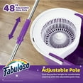 thumbnail image 4 of Fabuloso Spin Mop and Bucket HandsFree Wringing Spin Bucket hine Washable and Replaceable Microfiber Mop Head Adjustable Pole Length Clean Your Floors with Ease, 4 of 7