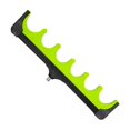 thumbnail image 1 of braveheart Fishing Rod Pole Holder Carp Bank Rest Tripod Head Rack Pole 5 Hole 312mm, 1 of 6