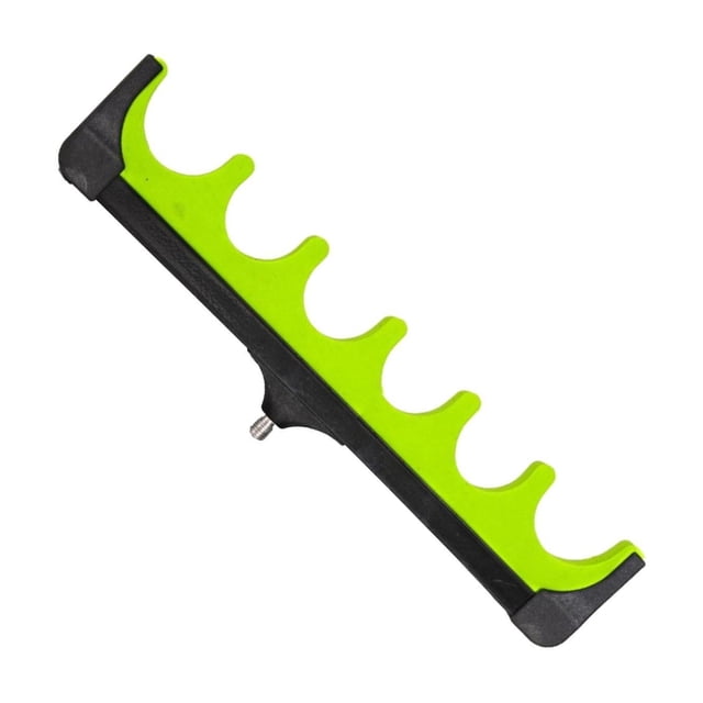 braveheart Fishing Rod Pole Holder Carp Bank Rest Tripod Head Rack Pole 5 Hole 312mm