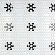 Merola Tile Fxlm1hg Metro - White Snowflake