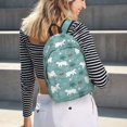 thumbnail image 5 of Balery whiter Snow bear Print Mochila Clásica Impresa Básica para Viaje, Mochila Escolar Resistente al Agua, Mochila de Lona con Correas Ajustables-Medium, 5 of 5