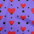 thumbnail image 1 of oneOone Velvet Medium Purple Fabric Kawai Sewing Craft Projects Fabric Prints By Yard 58 Inch Wide, 1 of 5