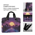 thumbnail image 4 of FORMRS 16" Laptop Bag Carrying Sleeve Case with Handle Travel Shoulder Briefcase, Blue Neon Road, 4 of 8