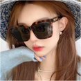 thumbnail image 4 of Square Retro Large Frame Sunglasses Woman Street Fashion Sunglasses (Color : E, Size : 1), 4 of 4