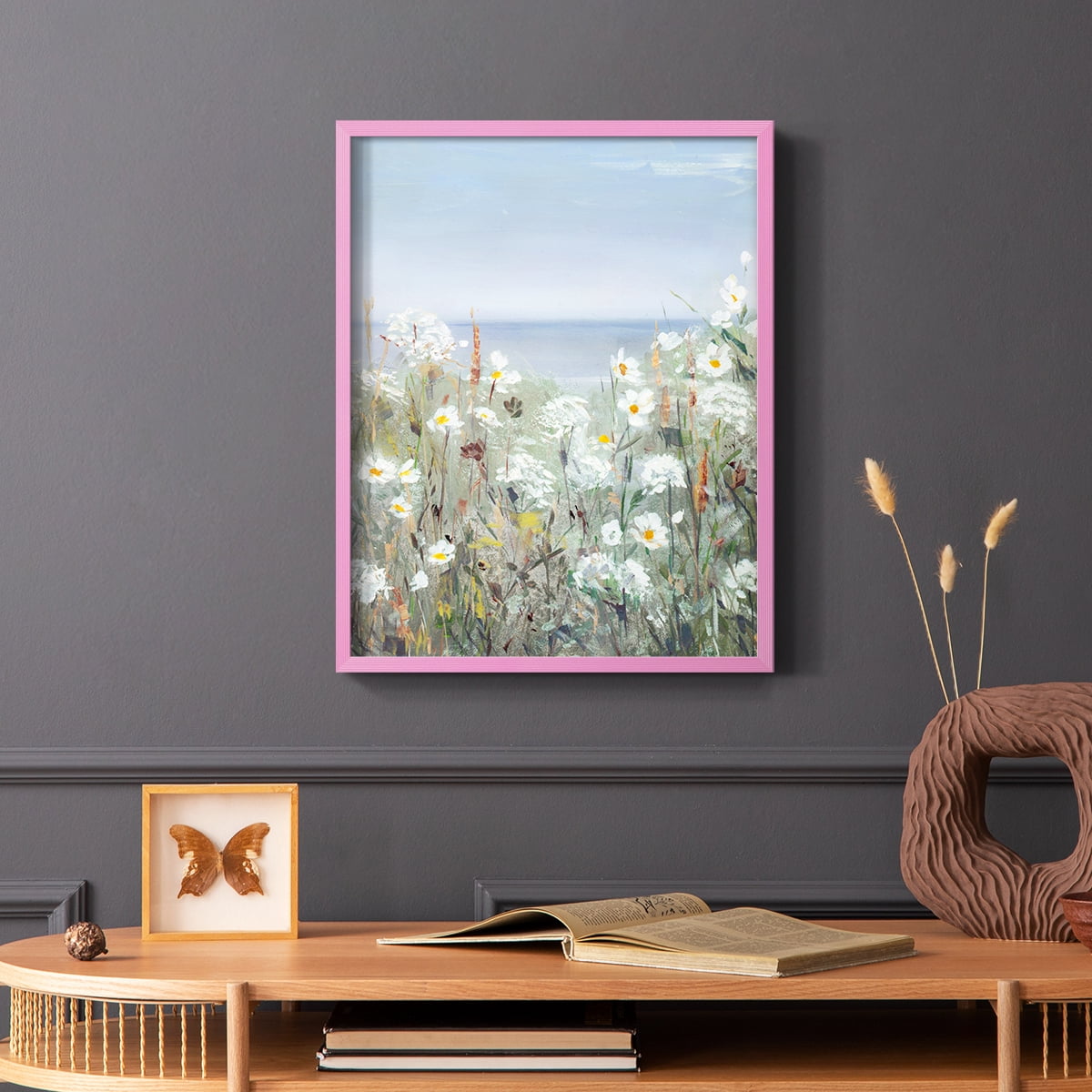 Wild Sea Breeze II Framed Print - Solid Wood in Single Picture Frame Solid Wood 2 Framed Print