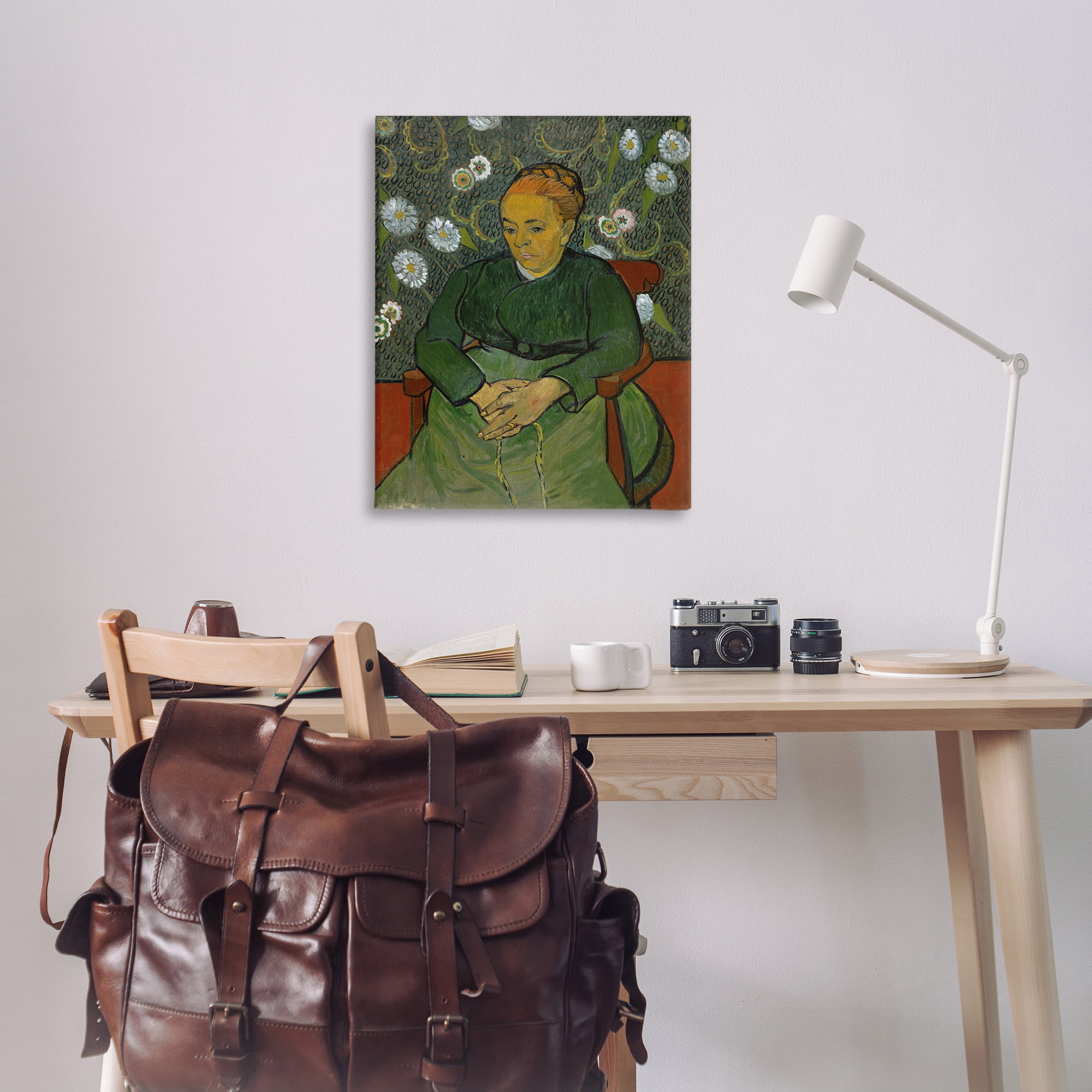 Stupell Industries Van Gogh Madame Ruolin People Painting Wrapped Canvas Art Print Wall Art, 30 x 40